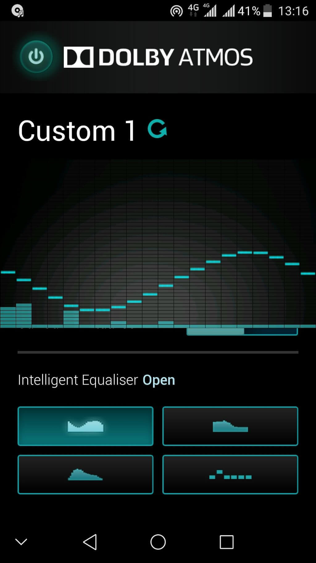 dolby audio equalizer settings