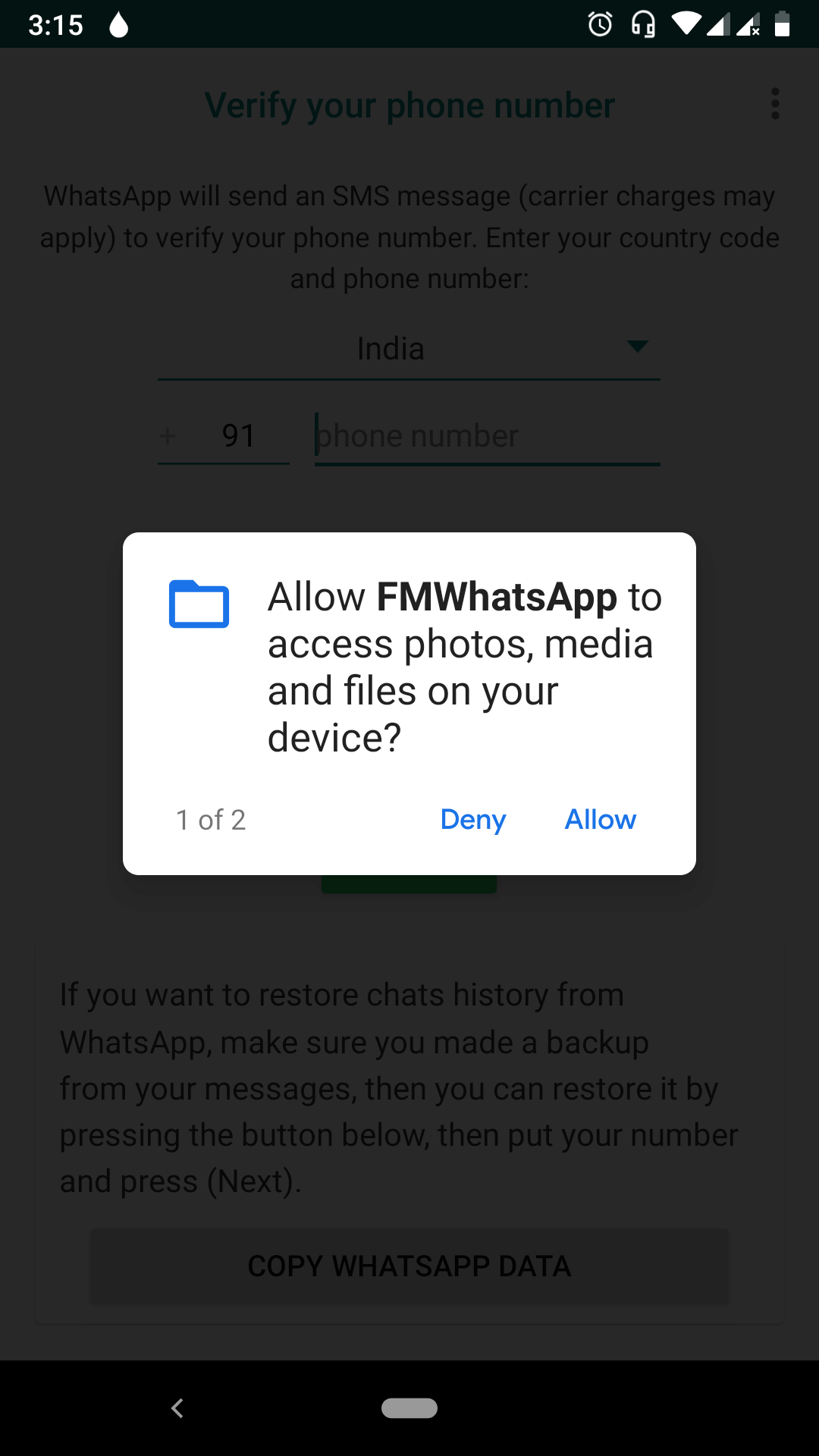 fm whatsapp app