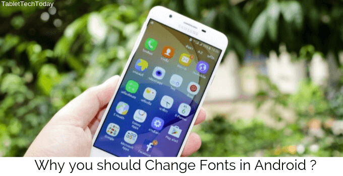 change fonts on android
